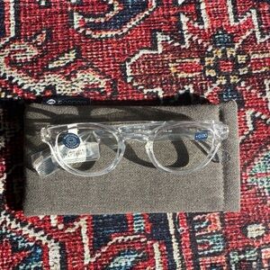 NWT Peepers Clear Bluelight Glasses +0.00 Eyewear with Case